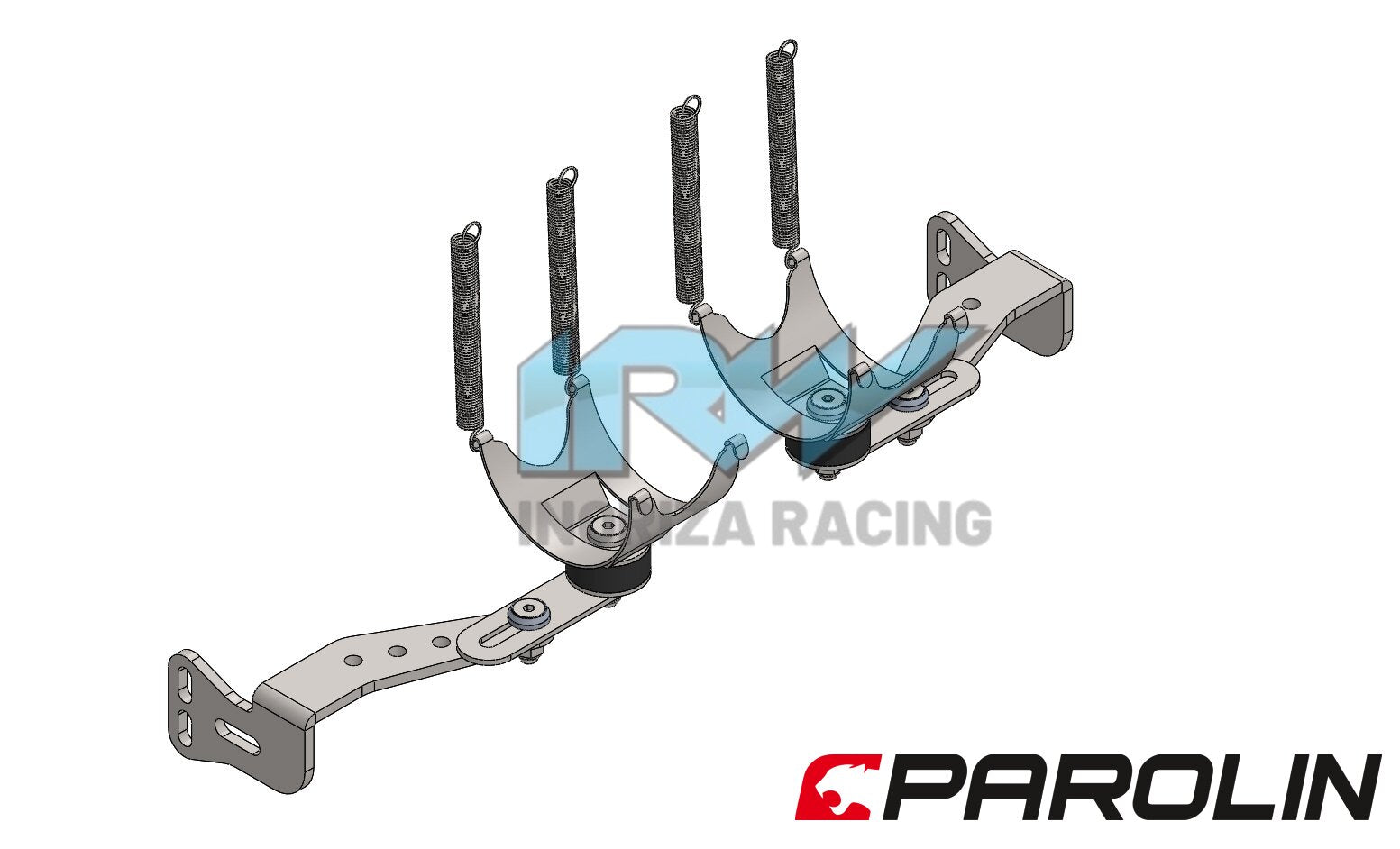 KIT SOPORTE ESCAPE ROTAX COMPLETO PAROLIN