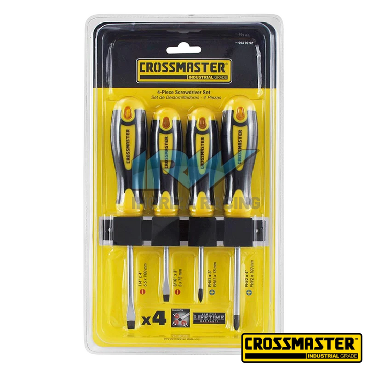 SCREWDRIVER KIT X4 CROSSMASTER