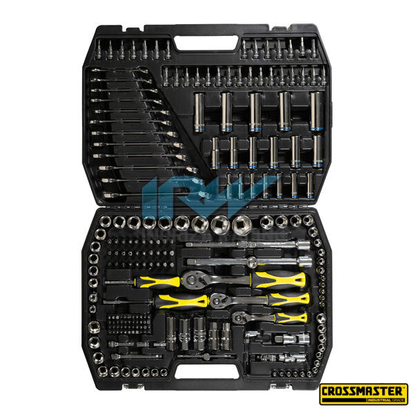 Juego De Bocallaves 216 Piezas Encastre 1/4″ – 1/2″ – 3/8″ Con Maletín