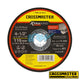 DISCO DE CORTE AMOLADORA 115 X 1,6MM CROSSMASTER