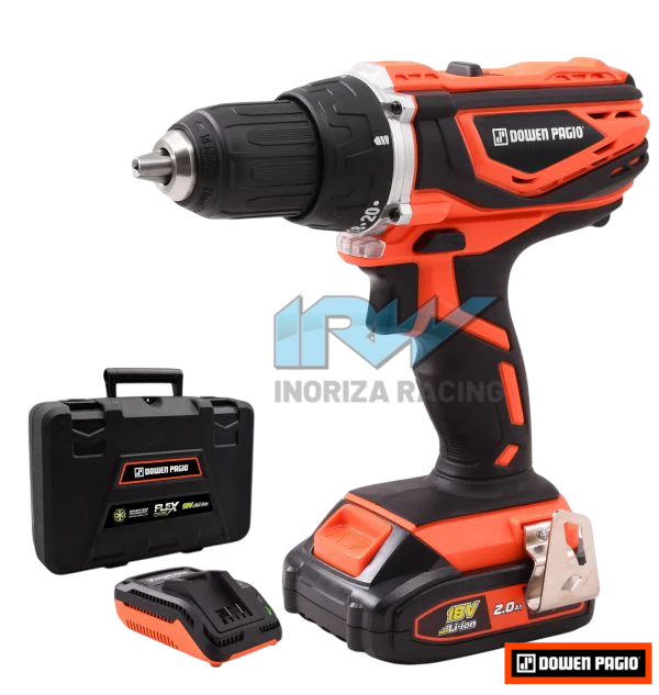 TALADRO A BATERIA RECARGABLE  REVERSIBLE 40NM 13 MM DOWEN PAGIO 3121