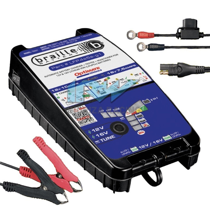 CARGADOR BATERIA 12V-10A / 16V-7,5A BRAILE