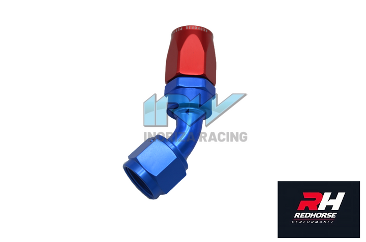Coupling Connection 45º AN10 Red/Blue 