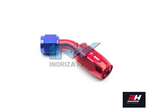 CONEXION AN8 45º ROJO/AZUL