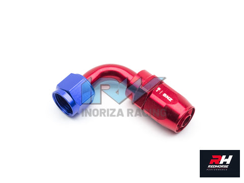 CONEXION AN12 90º ROJO/AZUL