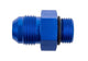 Entrerrosca Conexión Doble AN12 x AN12 con Oring RED HORSE Azul