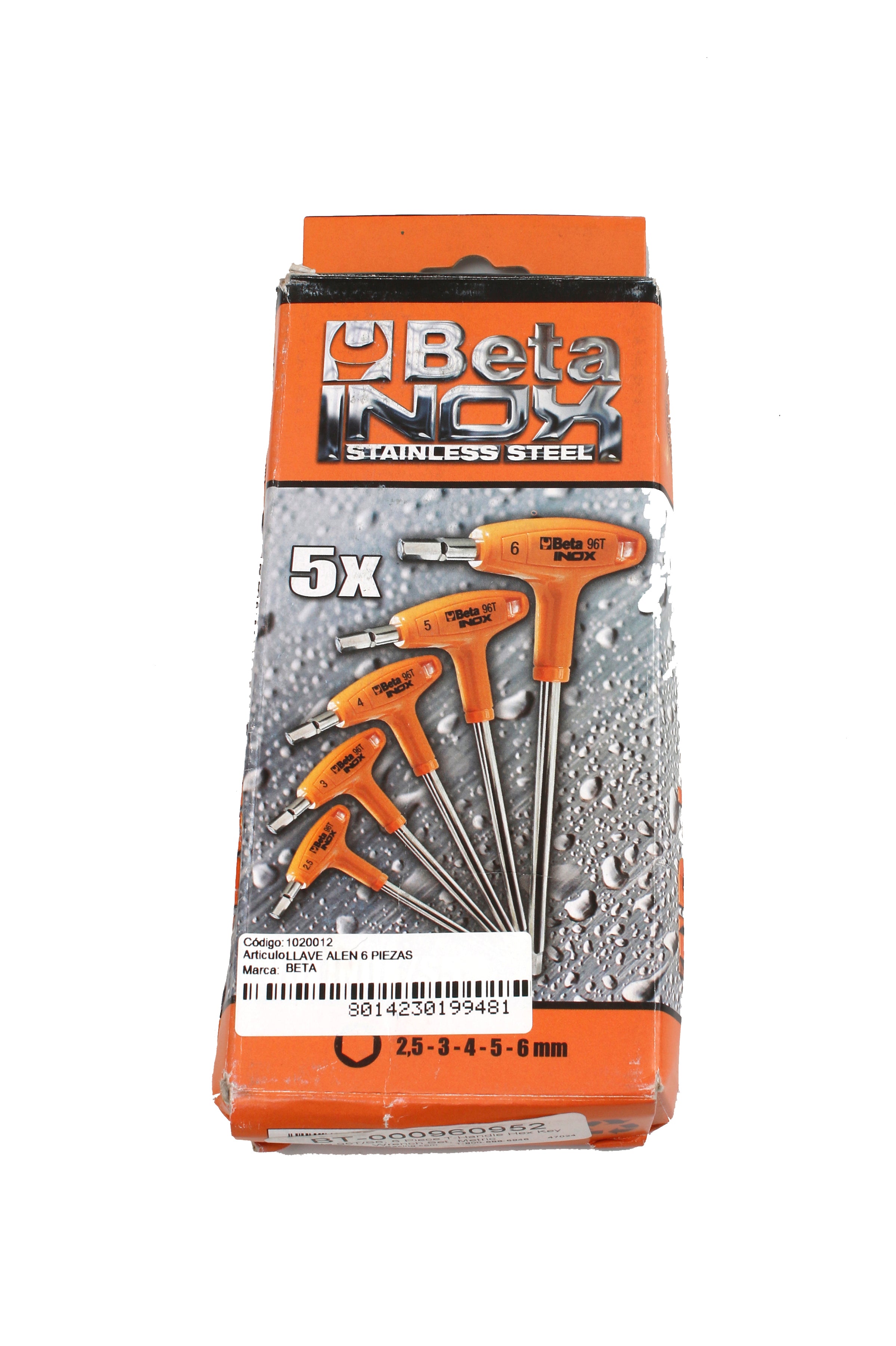 SET OF 5 BETA ALLEN KEYS