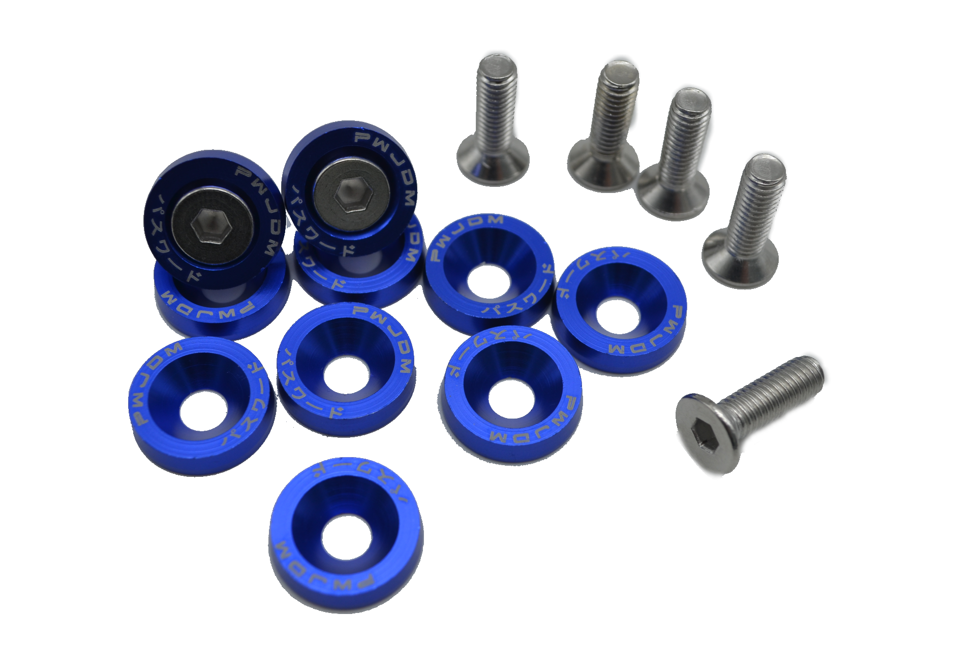 ANODIZED ALUMINUM WASHERS M6 x10 UNITS