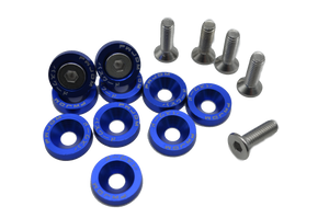 ANODIZED ALUMINUM WASHERS M6 x10 UNITS