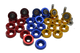 ANODIZED ALUMINUM WASHERS M6 x10 UNITS