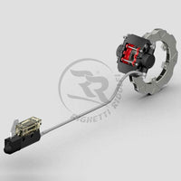 SISTEMA DE FRENO TRASERO COMPLETO RIGHETTI KARTING